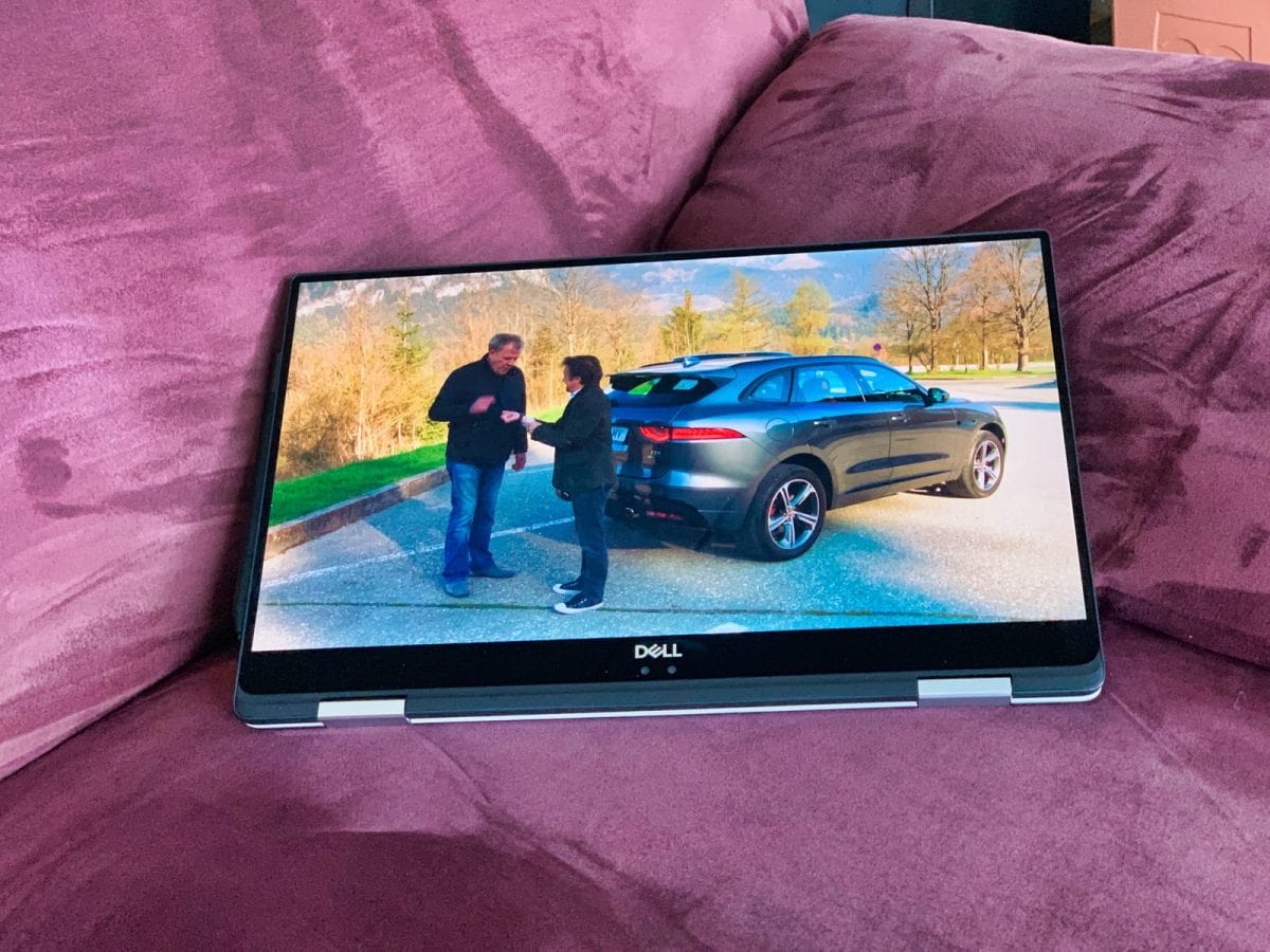 Dell 5530 2-in-1 als Tablet