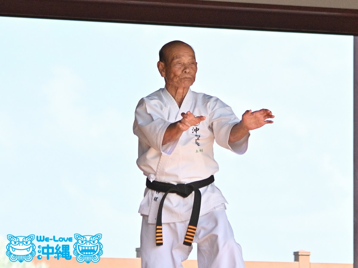 2019空手の日奉納演武、沖縄空手道協会相談役仲程力