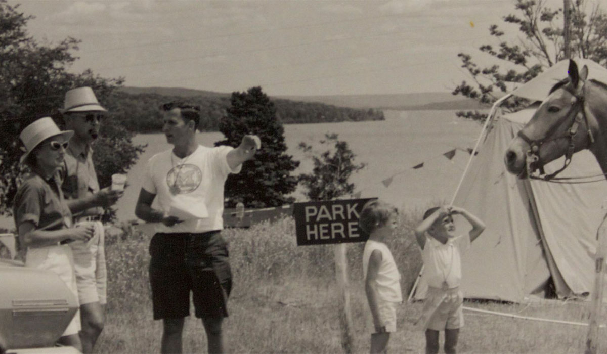 Historic photo of Camp Michigania