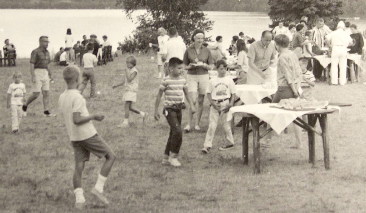Historic photo of Camp Michigania