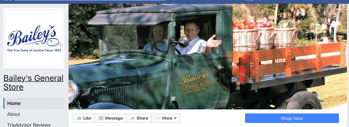 Bailey's General Store Facebook cover