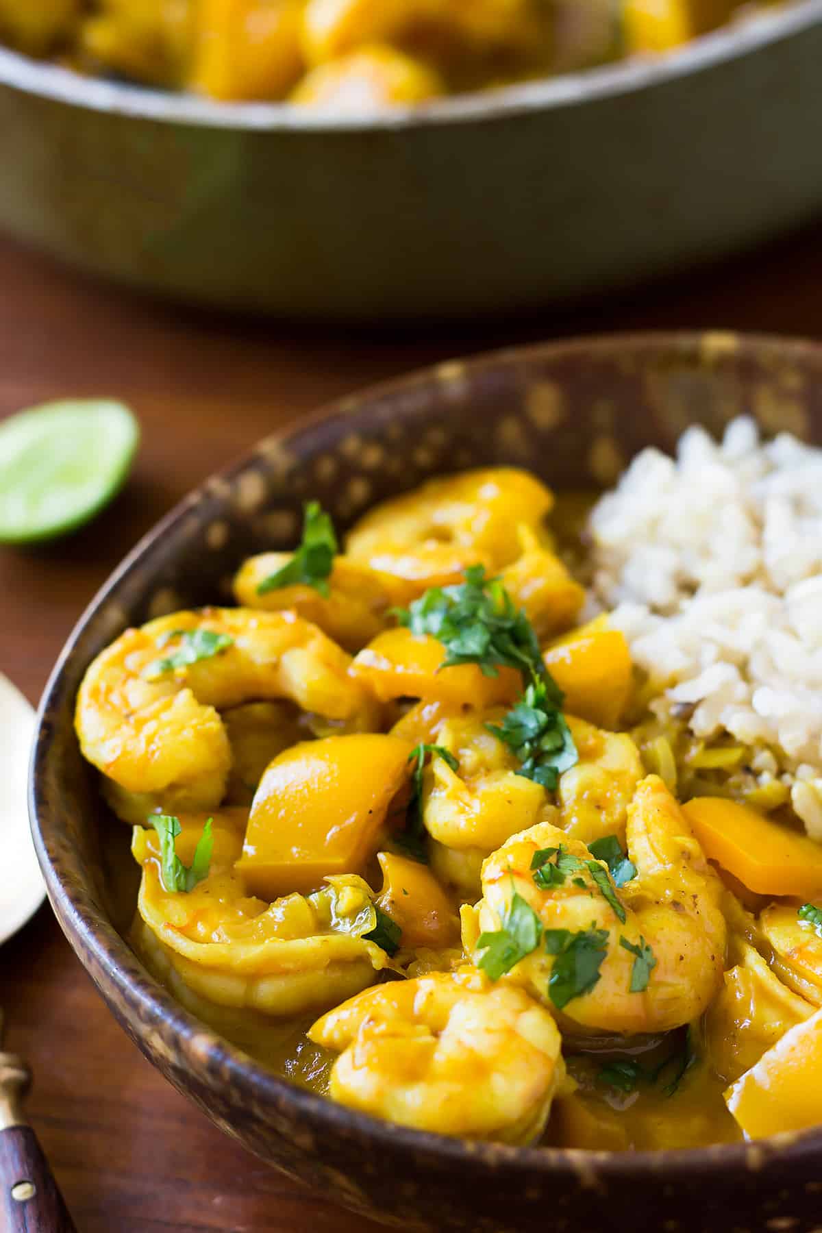 Curry Shrimp Recipe (Gluten Free + Clean Eating) VIDEO · Leelalicious