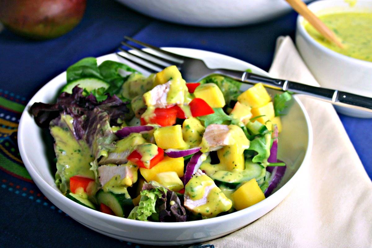 Mango Chicken Chopped Salad Life Love And Good Food