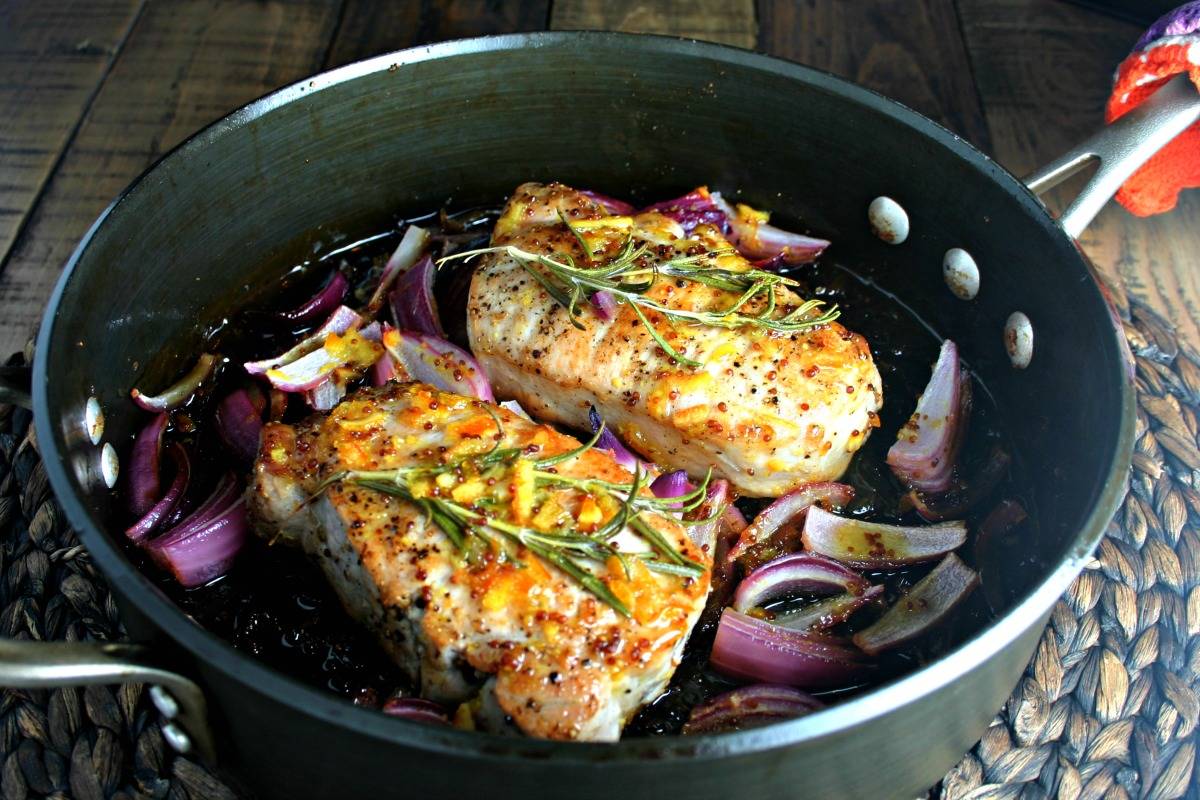 Orange-Mustard Glazed Pork Chops | Life, Love, and Good Food