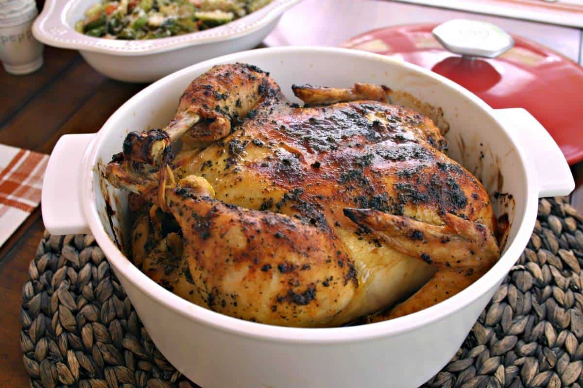 Sweet Basil Roasted Chicken | Life, Love, and Good Food