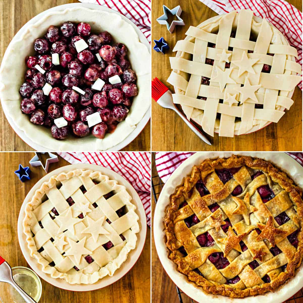 5-Star Cherry Pie preparation sequence