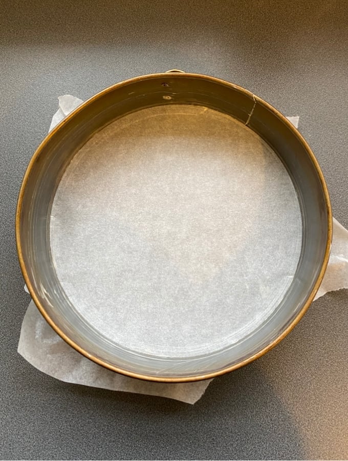 Sticky Lemon Cake Grease and line cake pan