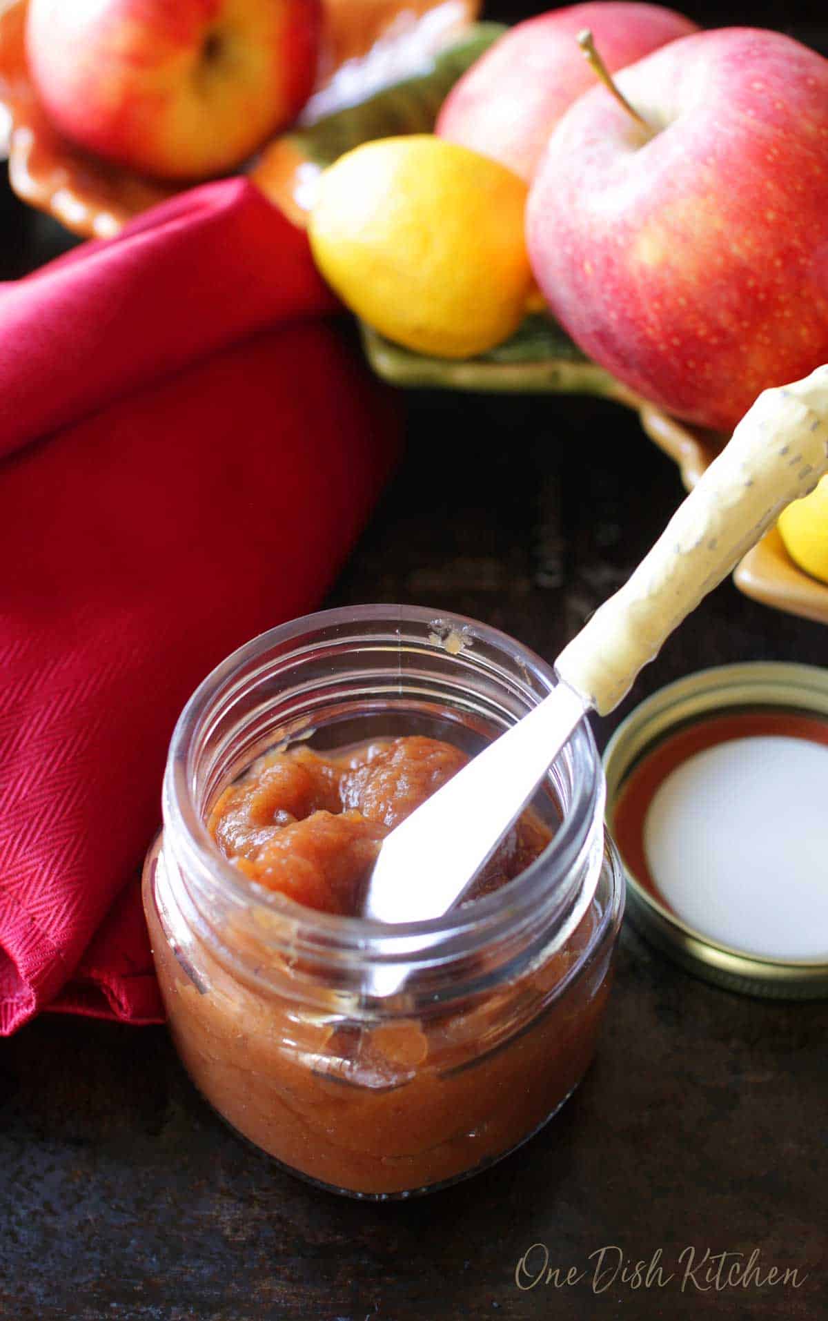 Homemade Apple Butter Recipe Small Batch One Dish Kitchen