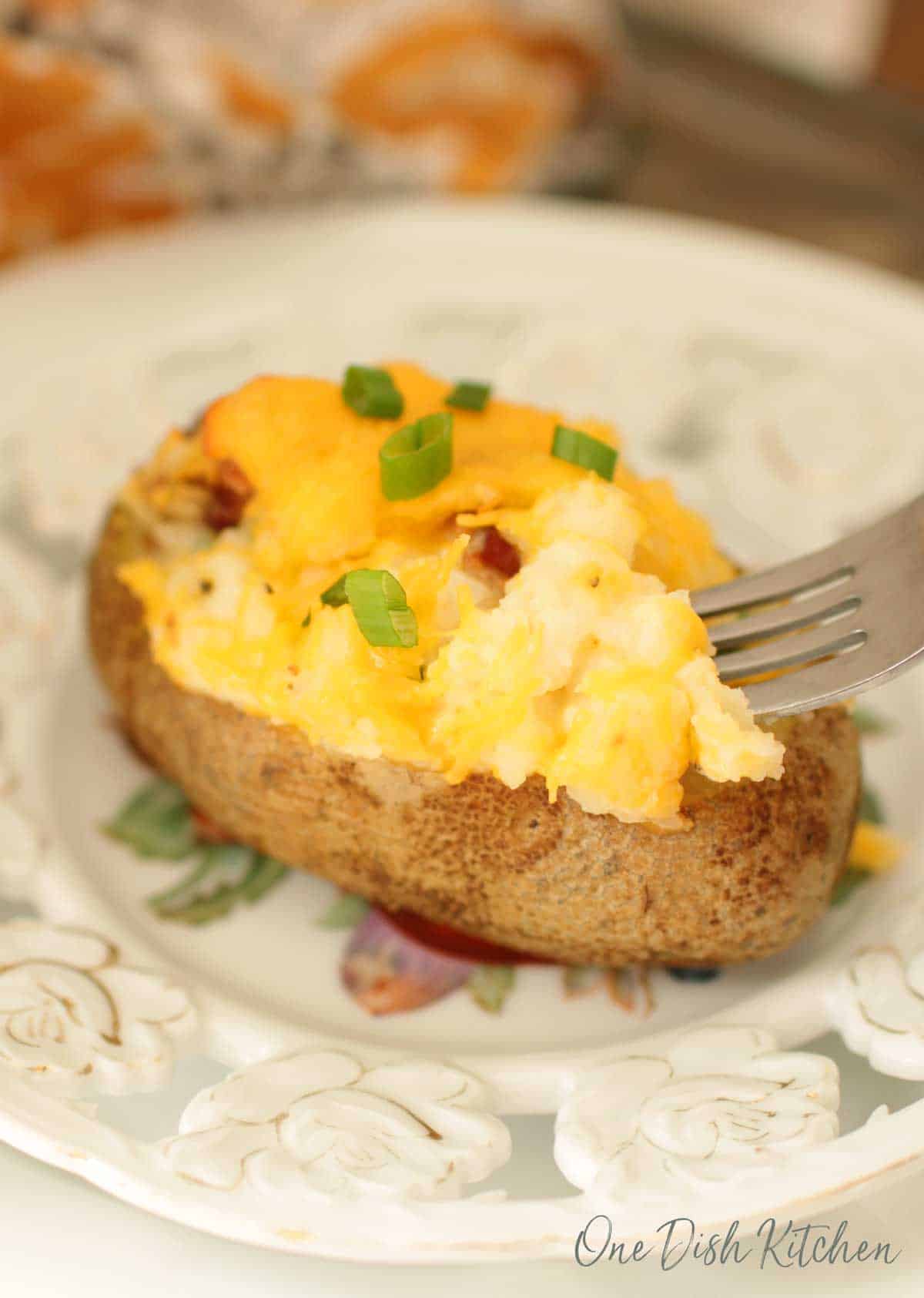 How To Make A Twice Baked Potato One Dish Kitchen