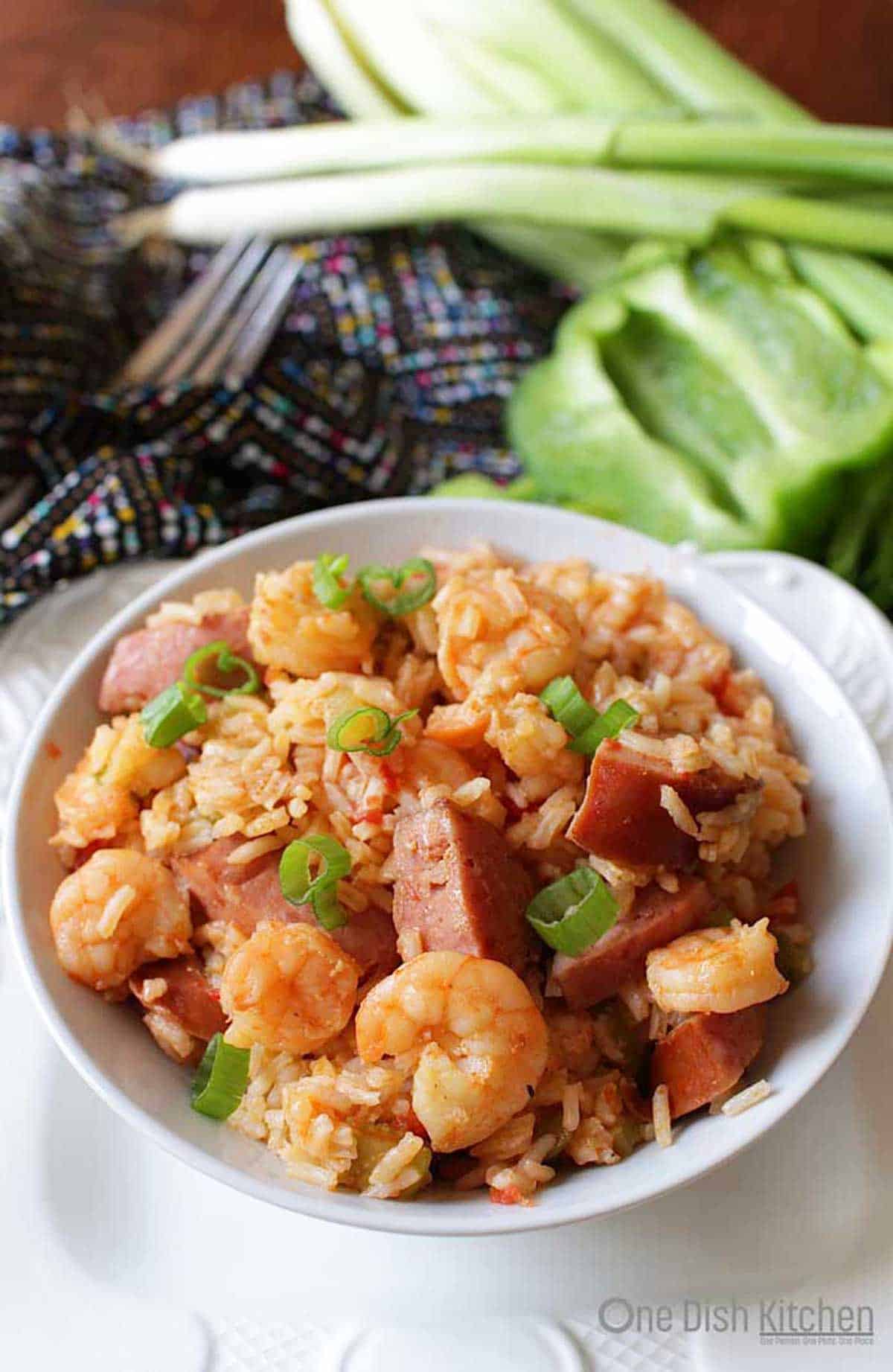 Authentic Jambalaya Recipe Single Serving One Dish Kitchen