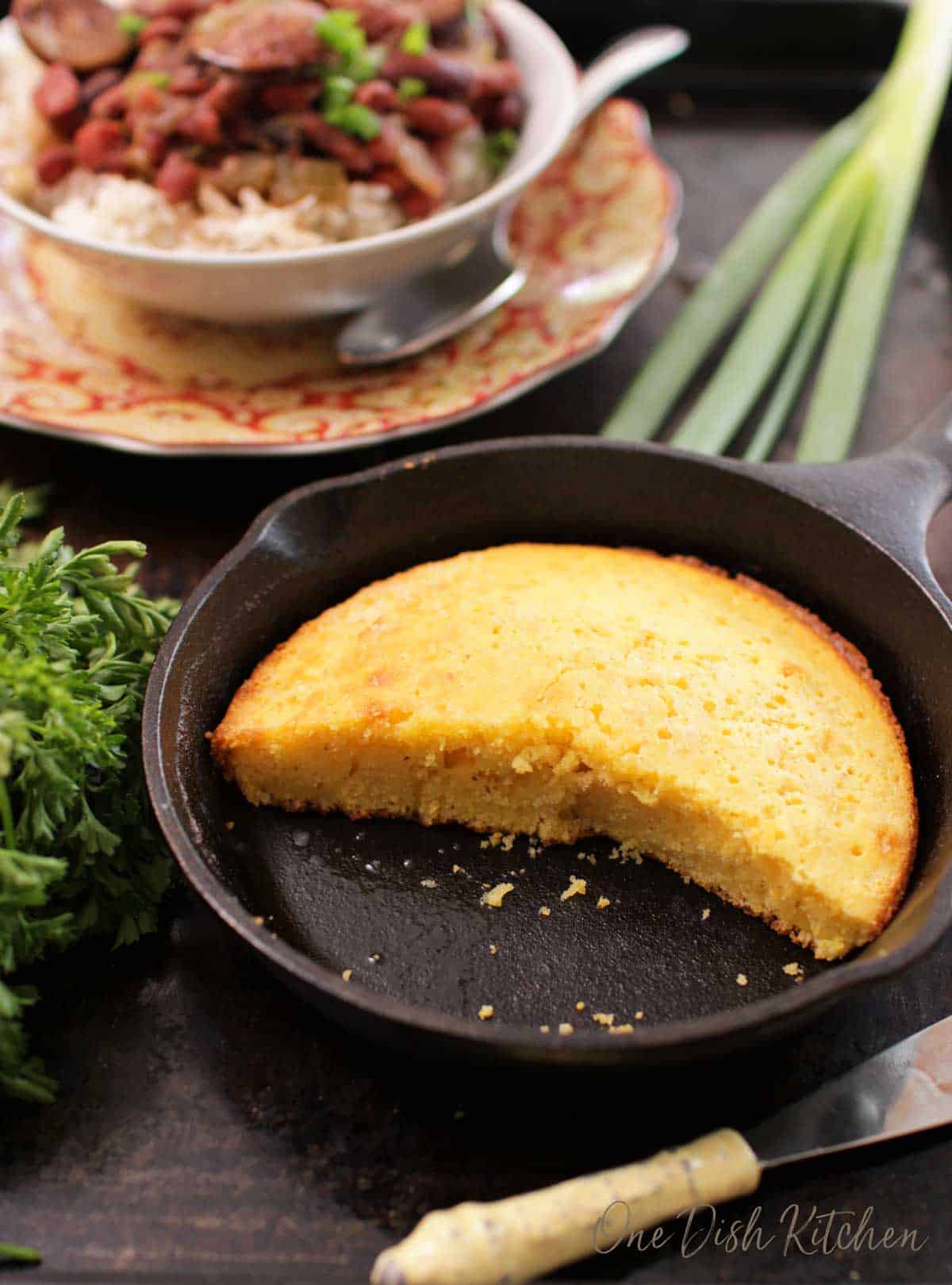 Easy Cornbread Recipe Single Serving One Dish Kitchen