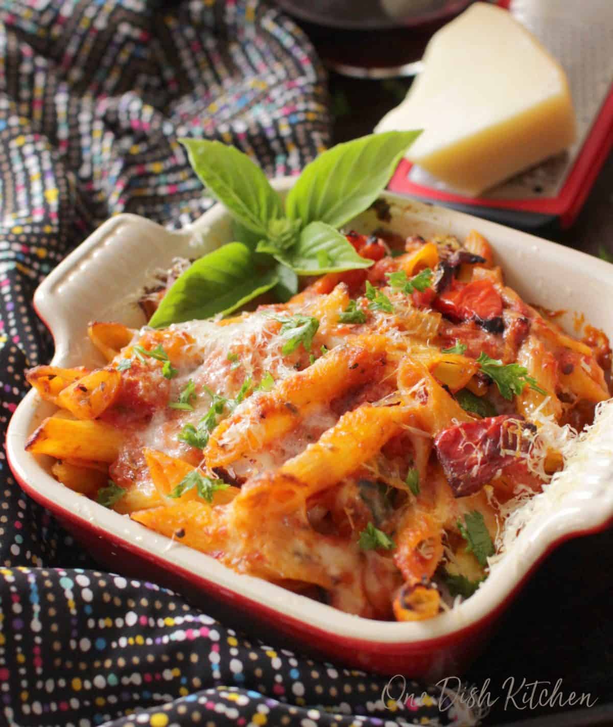 Baked Pasta Recipe | Single Serving | One Dish Kitchen