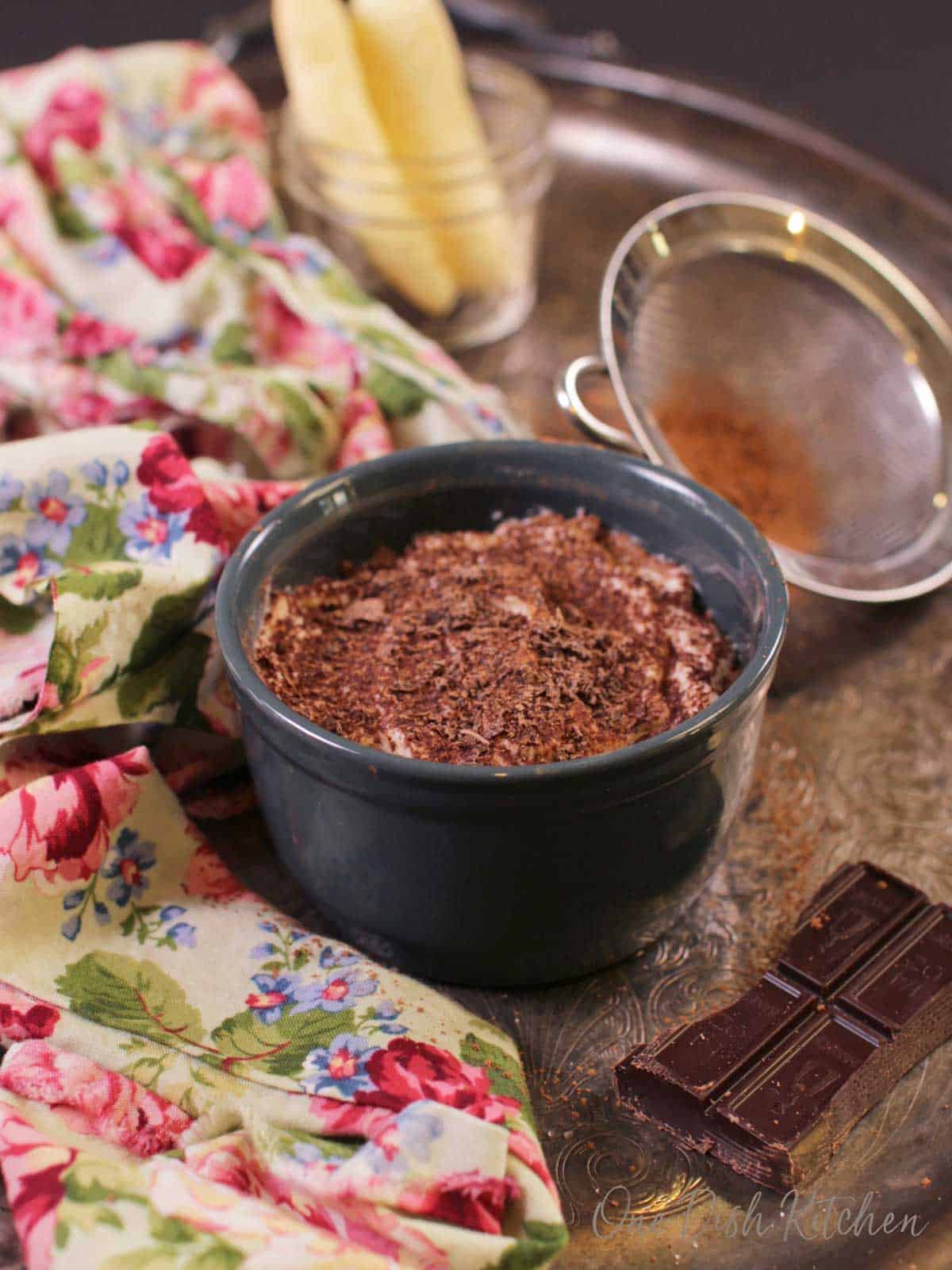 Easy Tiramisu Recipe Single Serving One Dish Kitchen