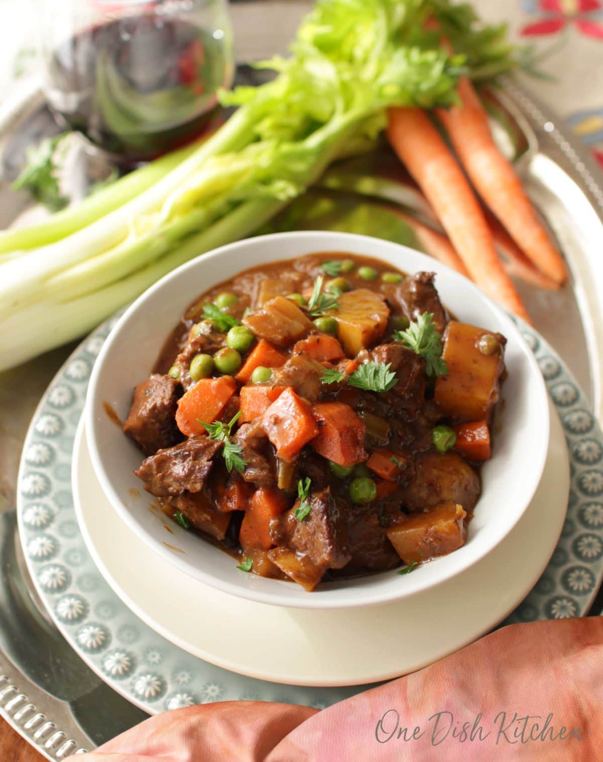 Easy Beef Stew Recipe Single Serving One Dish Kitchen