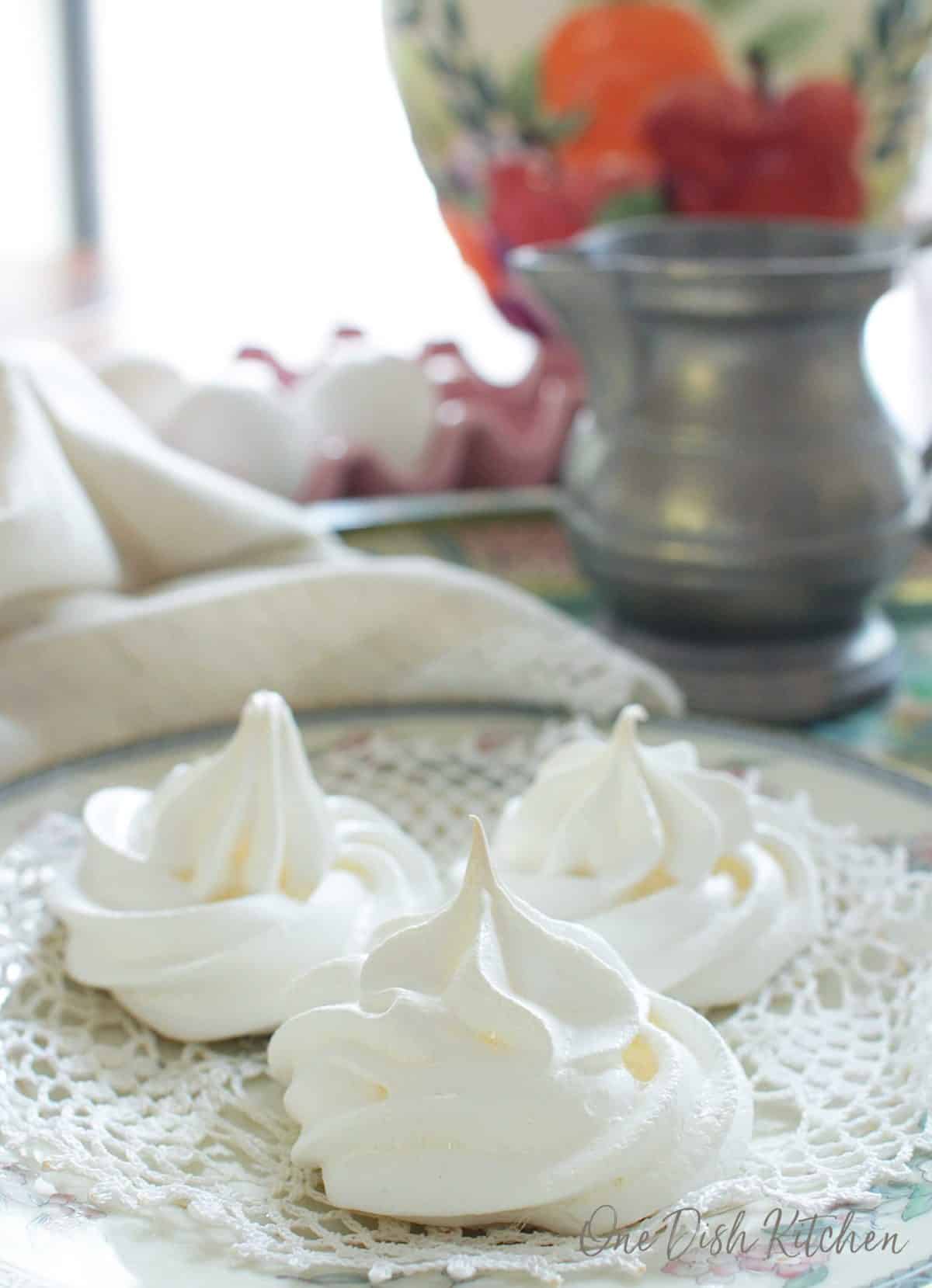 Perfect Meringue Cookies Recipe Small Batch One Dish Kitchen