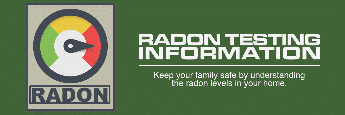 Radon Banner Design Radon Testing for Homes