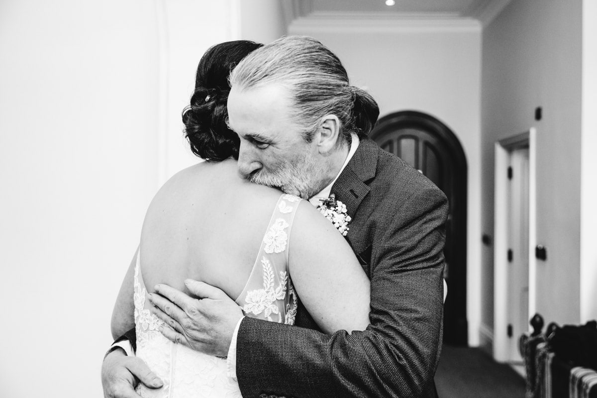 Father of the bride meet for the first time