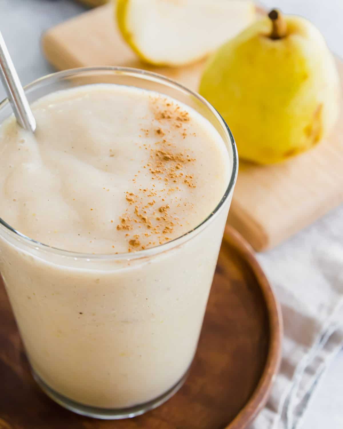 Pear Smoothie Pear Banana Cinnamon Smoothie
