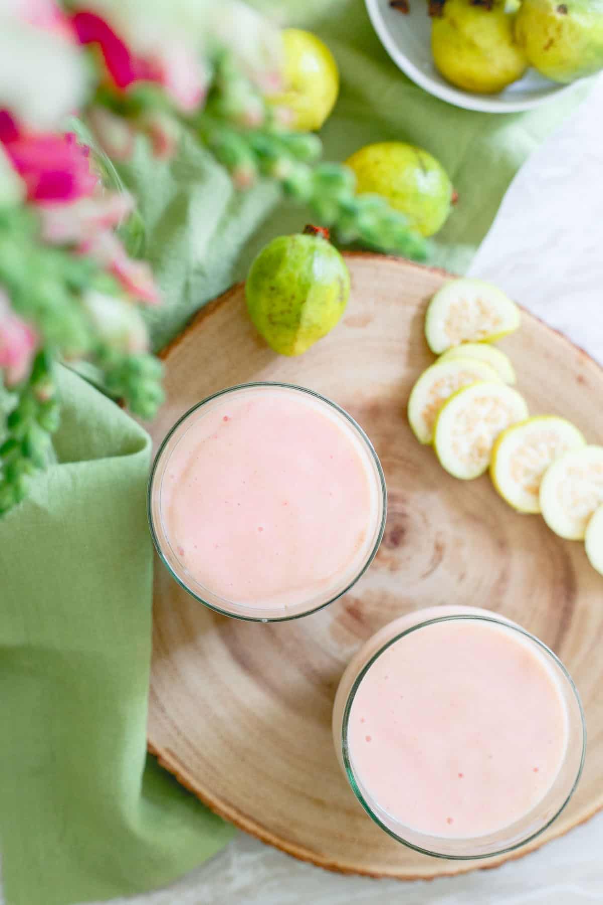 Guava Pineapple Smoothie A DairyFree Refreshing Summer Drink