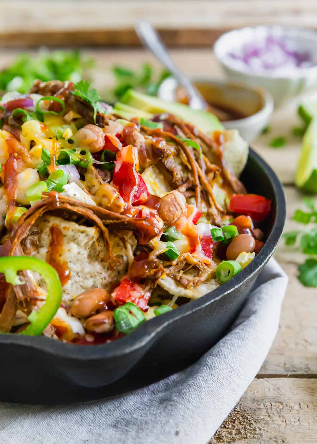  Brisket Nachos - Loaded BBQ Beef Brisket Nacho Recipe