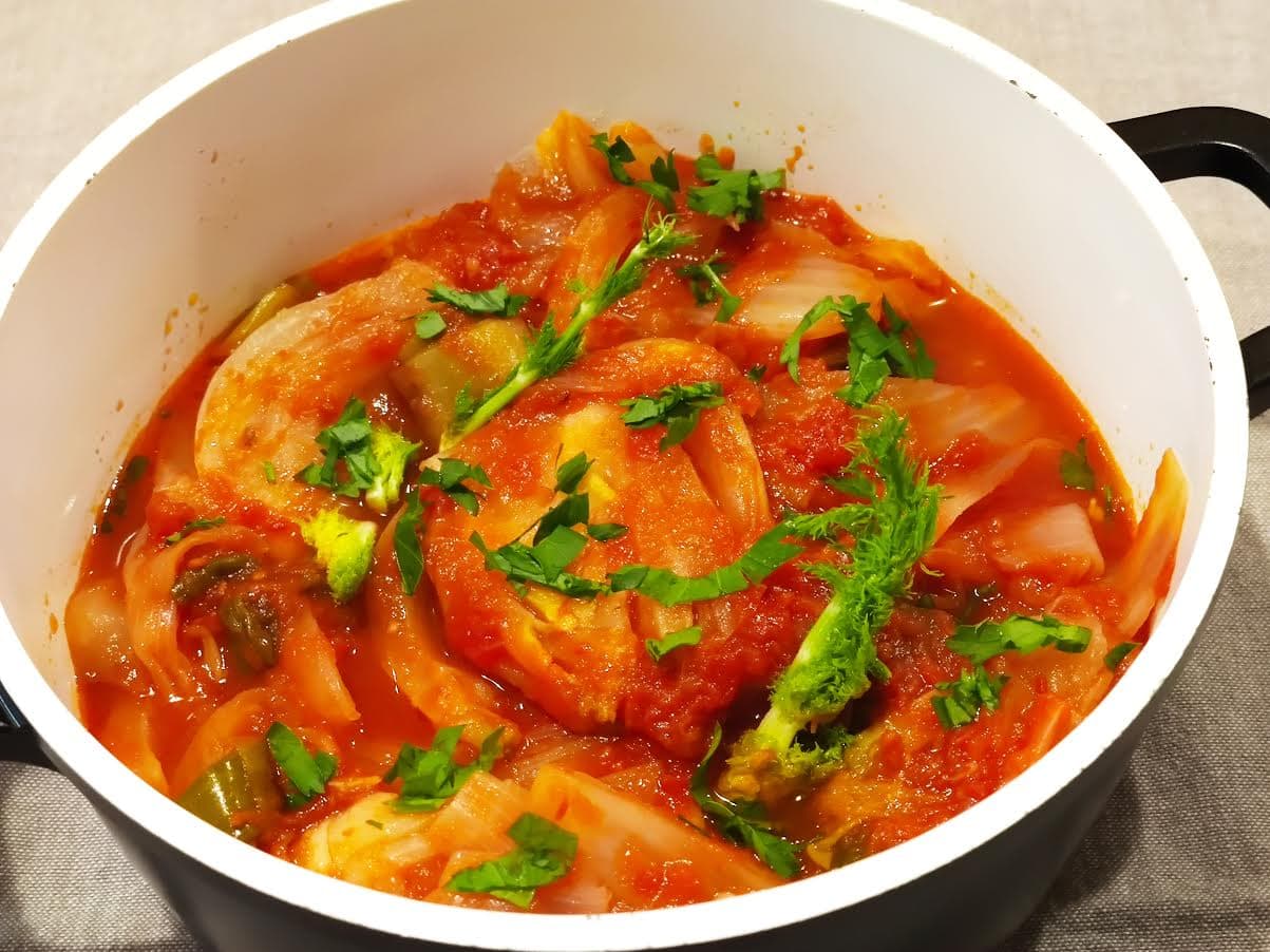 photo de Fenouils en sauce tomate