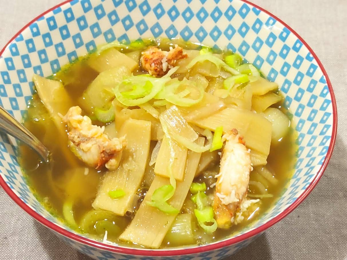 photo de Soupe aux pousses de bambou et au crabe