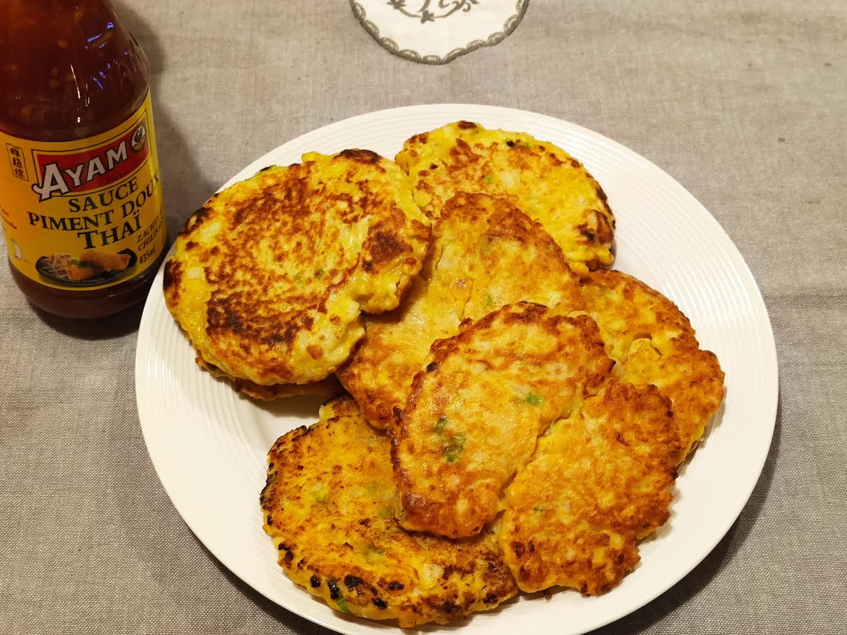 photo de Galettes chou fleur maïs