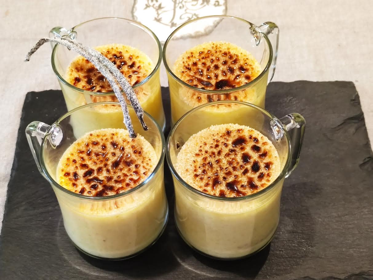 photo de Riz au lait comme une crème brûlée