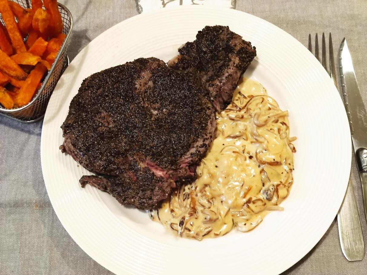 photo de Steak au poivre fumé