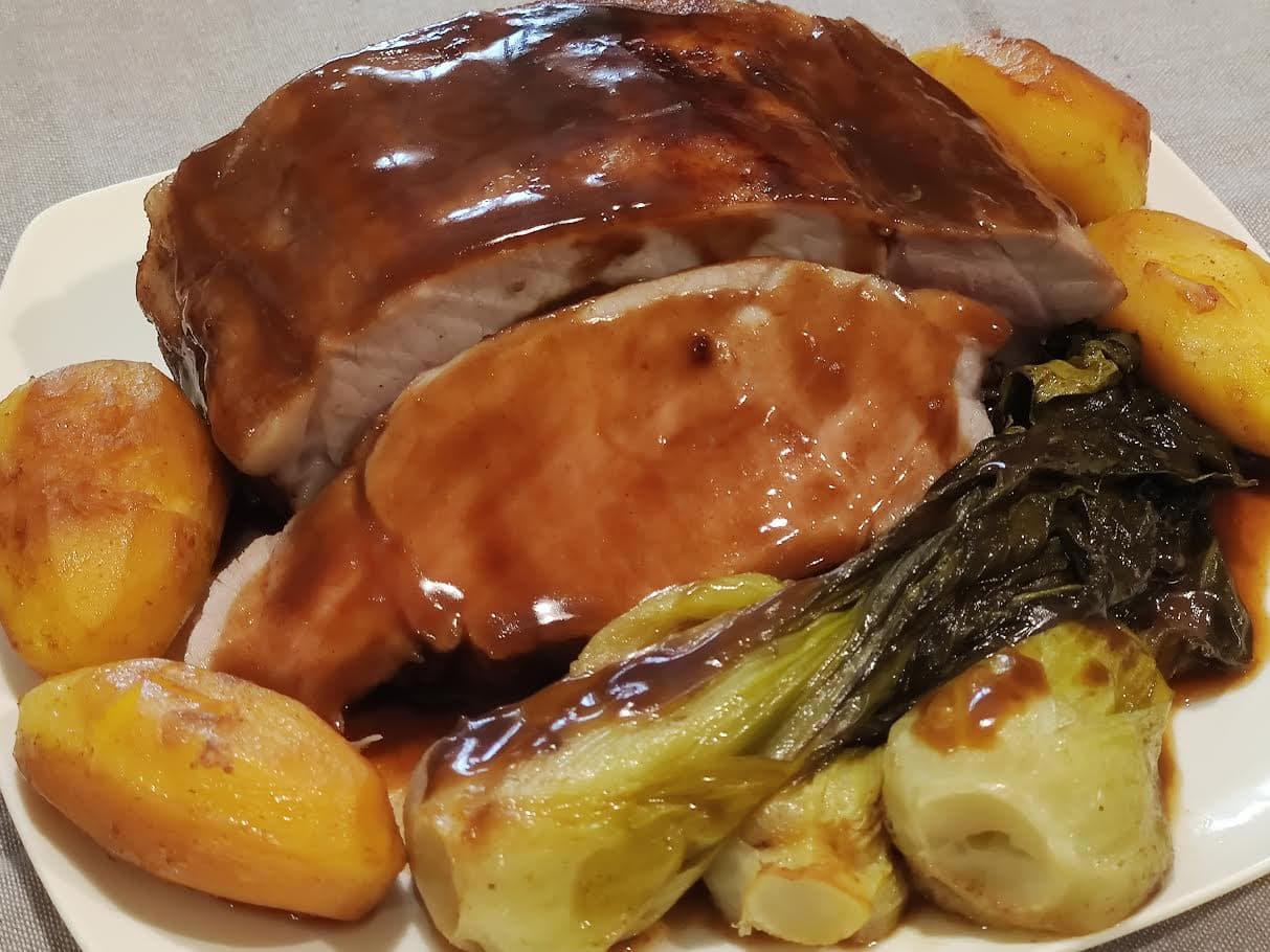 photo de Rôti de porc laqué