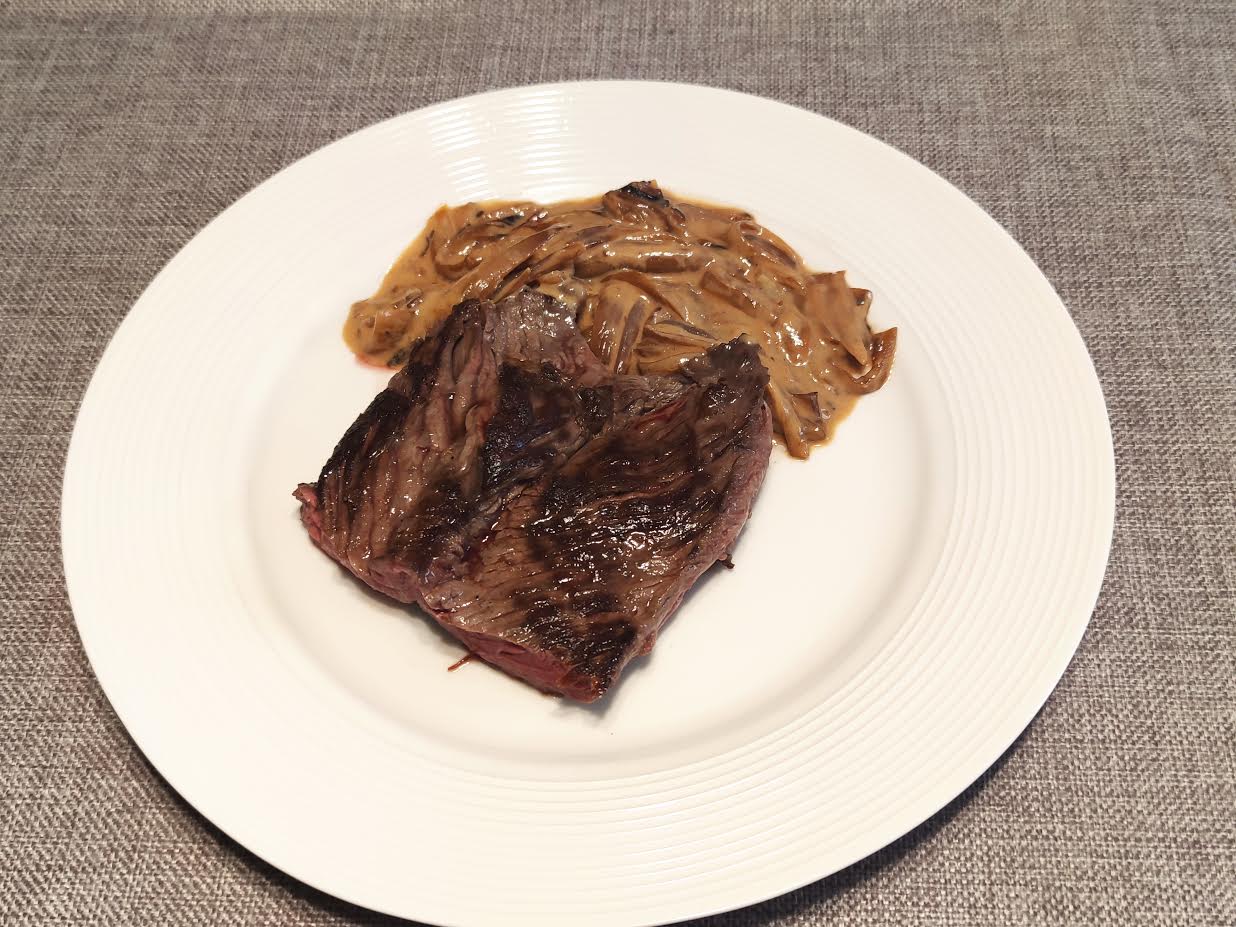 photo de Bœuf Angus sauce à l'échalote crémée