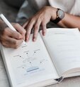 journaling person journaling