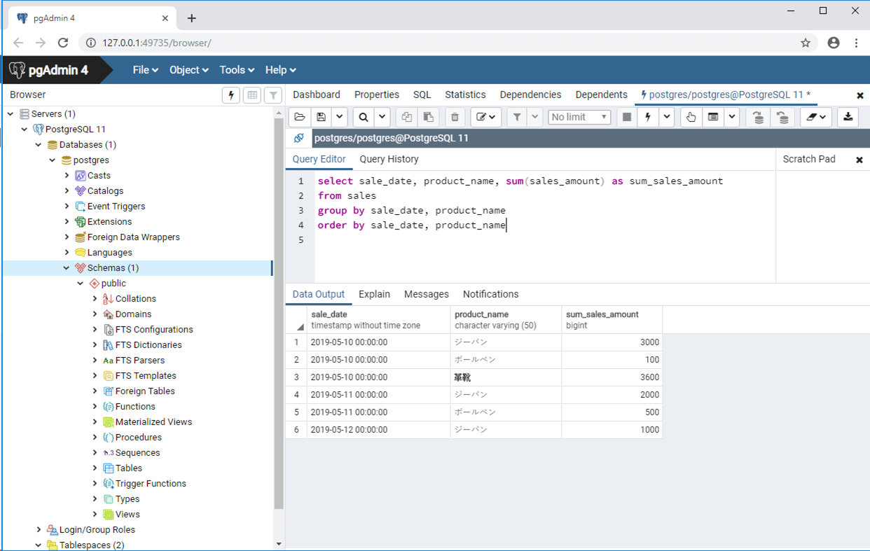 PostgreSQL_groupby実行結果1