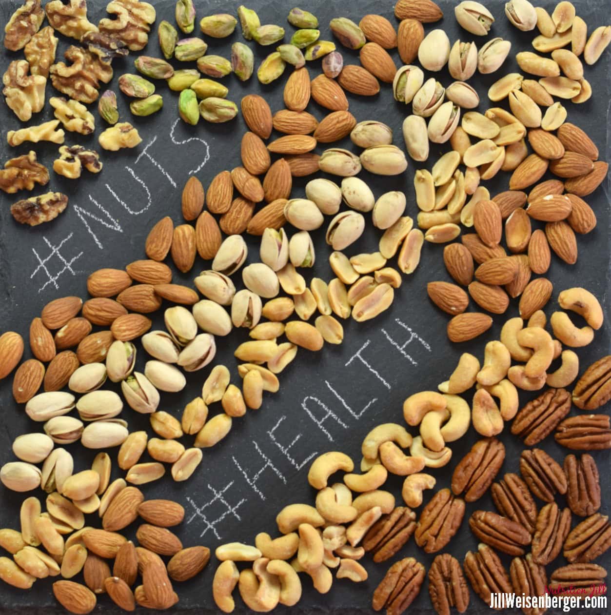 nuts on a board