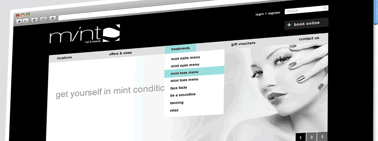 Mint Salons | Web Design Sheffield