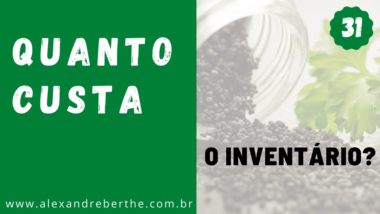Quanto custa inventário