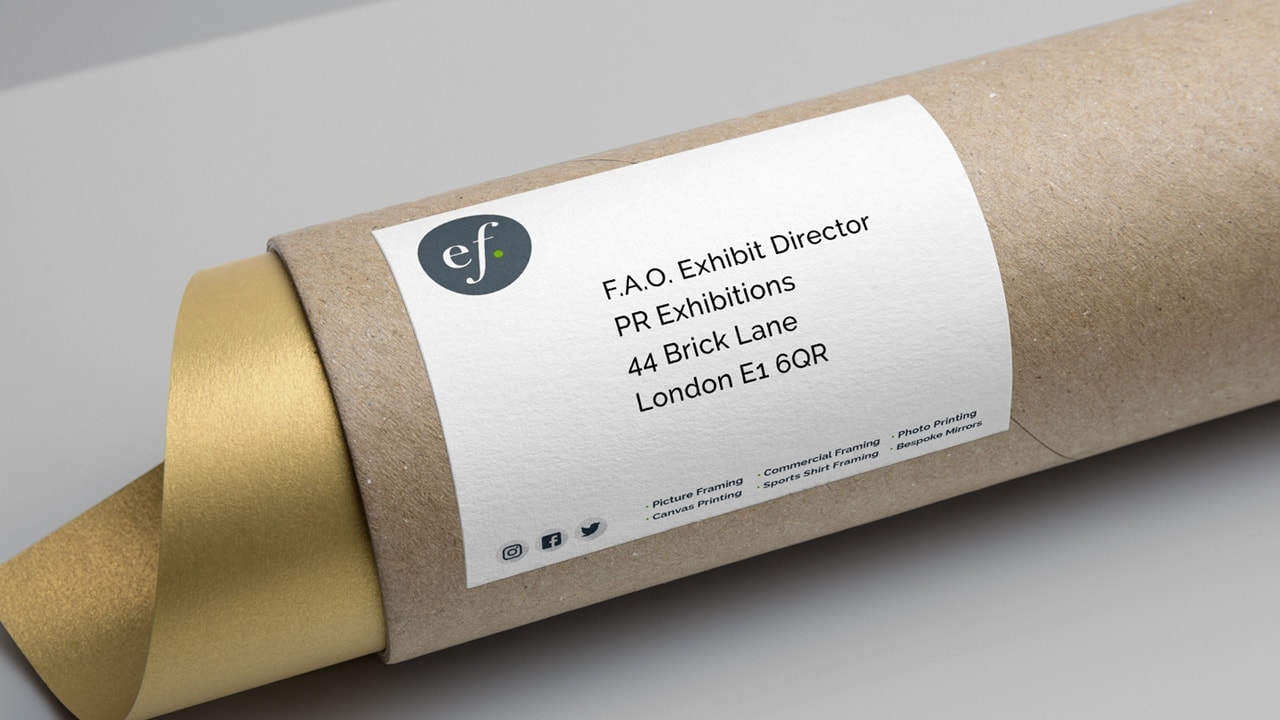Elvie Framing Label Design