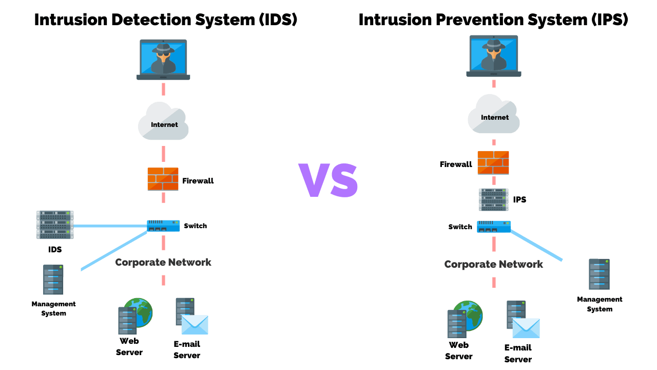 Бесплатный ids. Oбнаружение вторжений системой IPS. IDS система обнаружения вторжений. Системы обнаружения и предотвращения вторжений (IDS, IPS). IDS IPS системы схема.