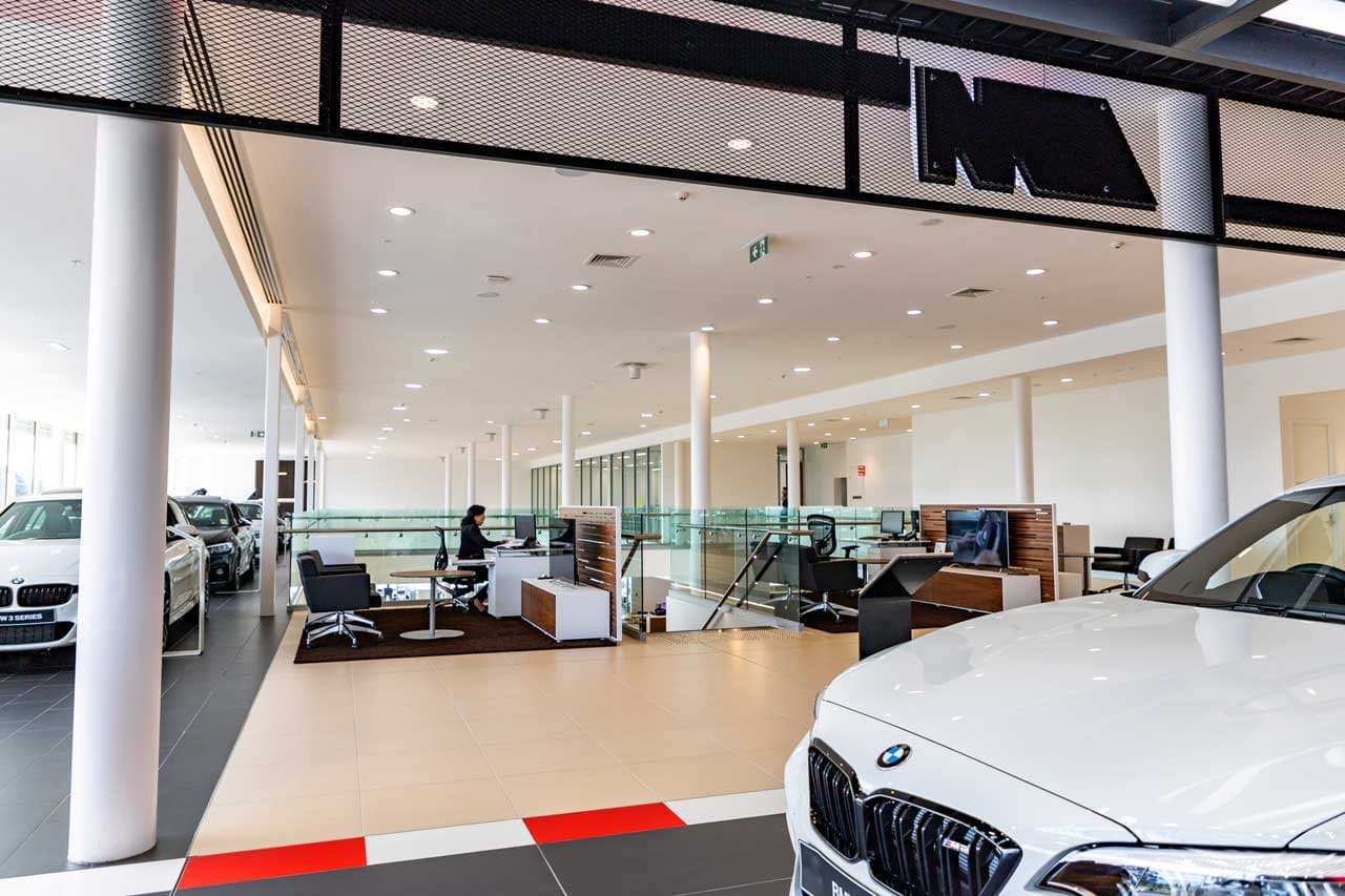 BMW-Brighton-Trust-In-Airius-Showroom Cooling-Fans-1