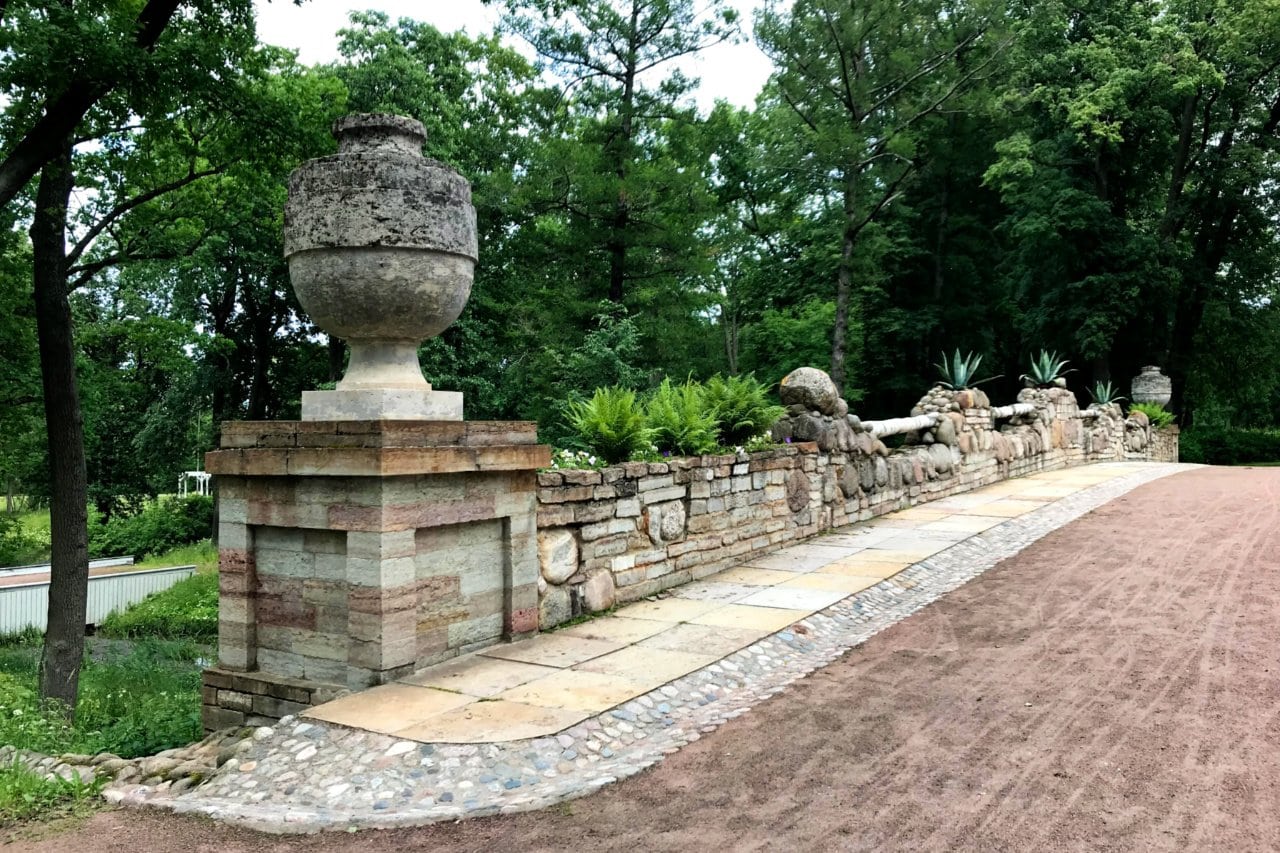 Ruin bridge, Alexandria Park, Peterhof, Russia