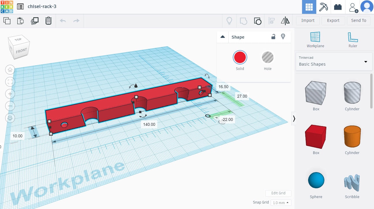 TinkerCAD screenshot