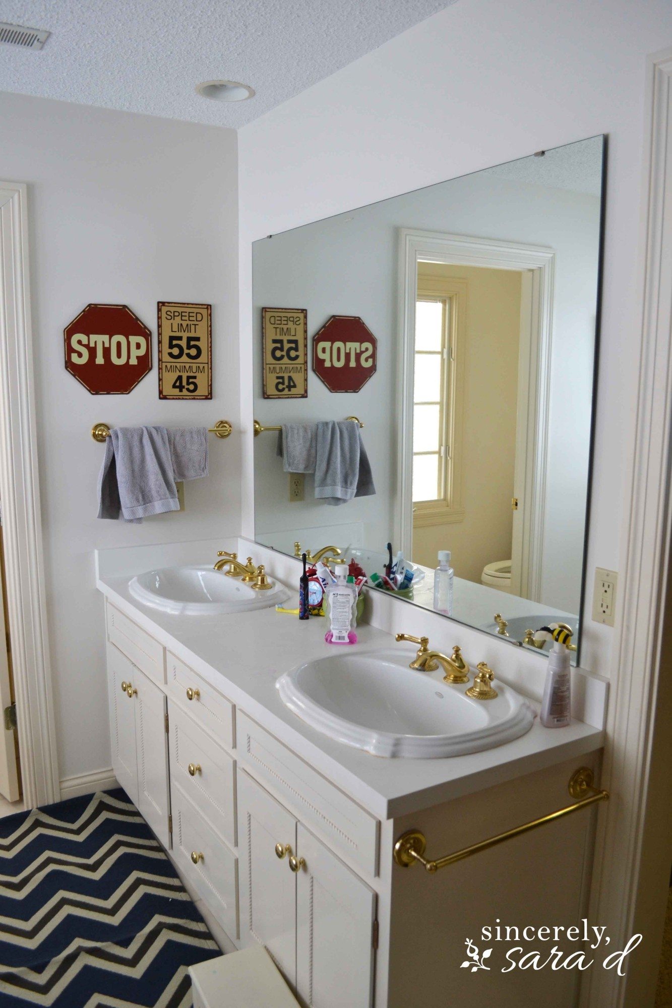 My Boys' Bathroom Transformation - Sincerely, Sara D.