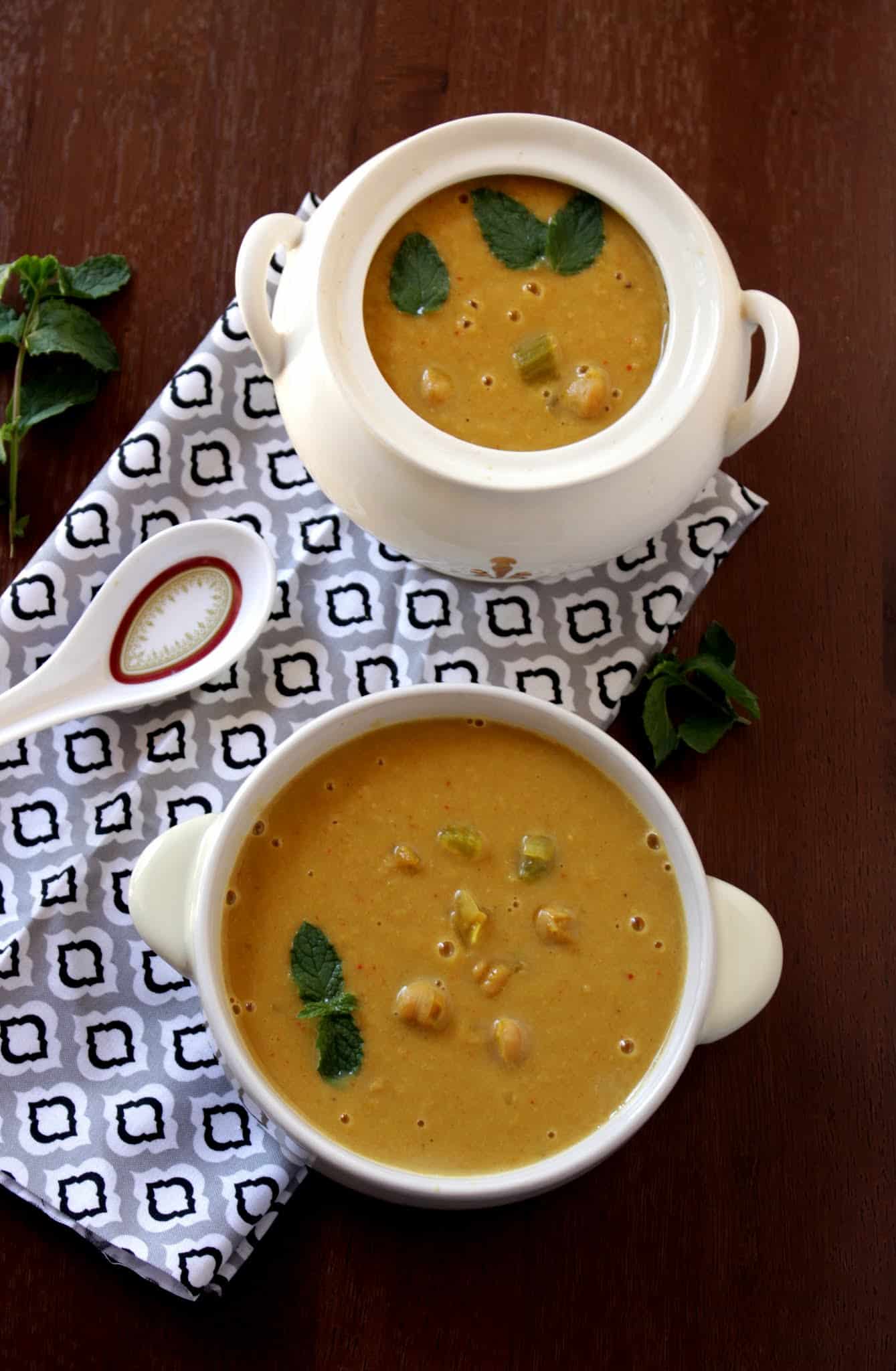 Middle Eastern Chick Peas Soup – Vegan Middle Eastern Garbanzo Beans Soup Middle Eastern ChickPeas Soup %%