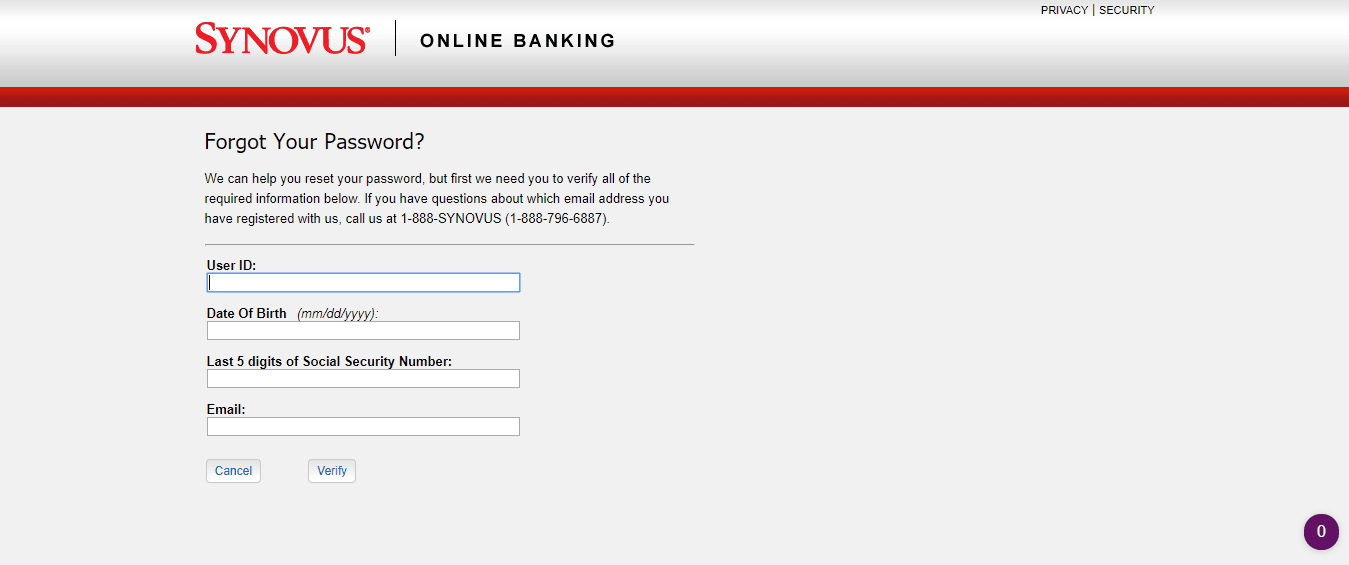 Synovus Bank Account Login and Enrollment