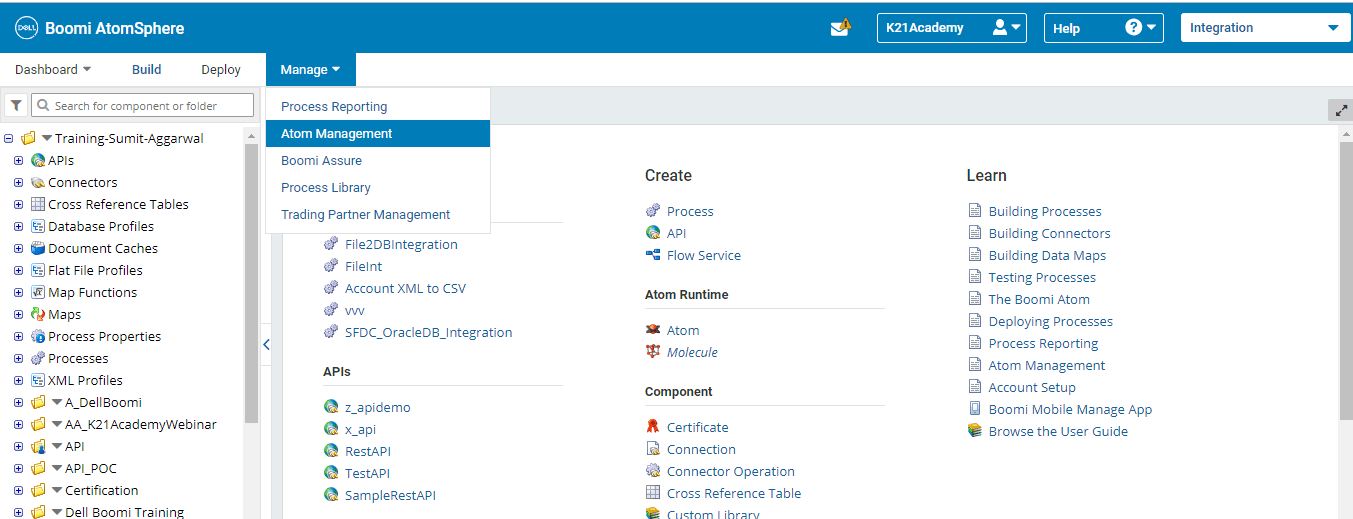 How to schedule a Process using Dell Boomi K21Academy