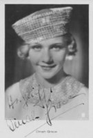 Autogrammkarte von Dinah Grace Dinah Grace, Autogrammkarte 1934