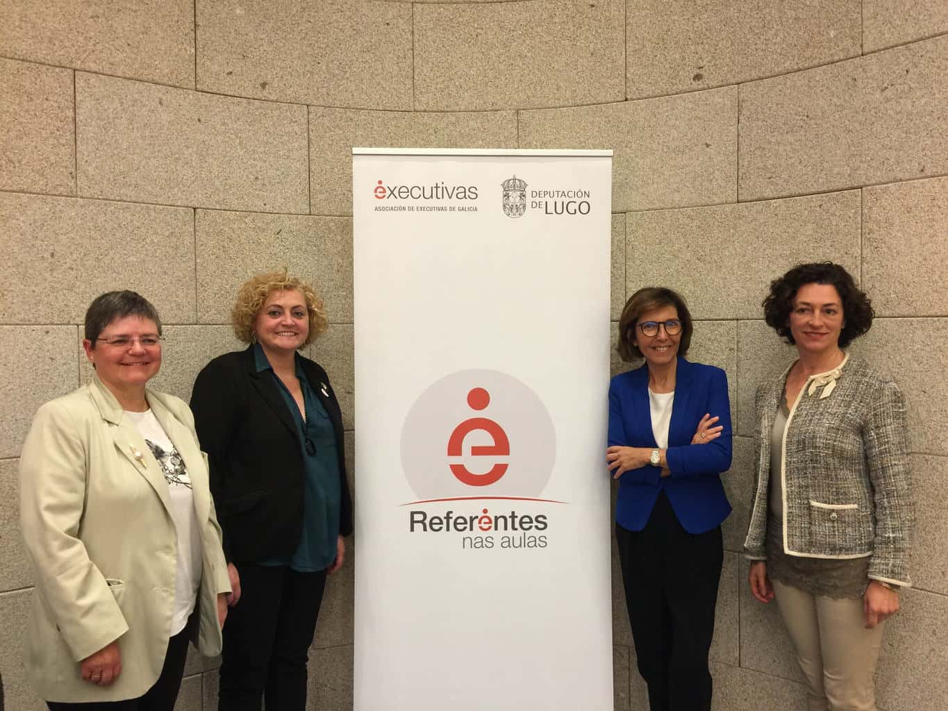 Executivas de Galicia y Deputación de Lugo presentan el programa Referentes Galegas nas Aulas en el que participan más de 700 alumnos y alumnas de la provincia
