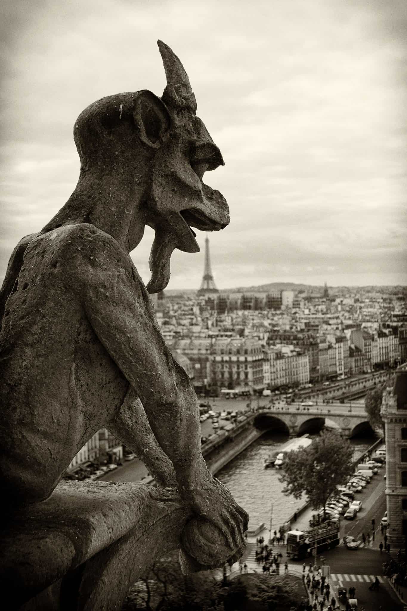 Nas Torres de Notre-Dame de Paris