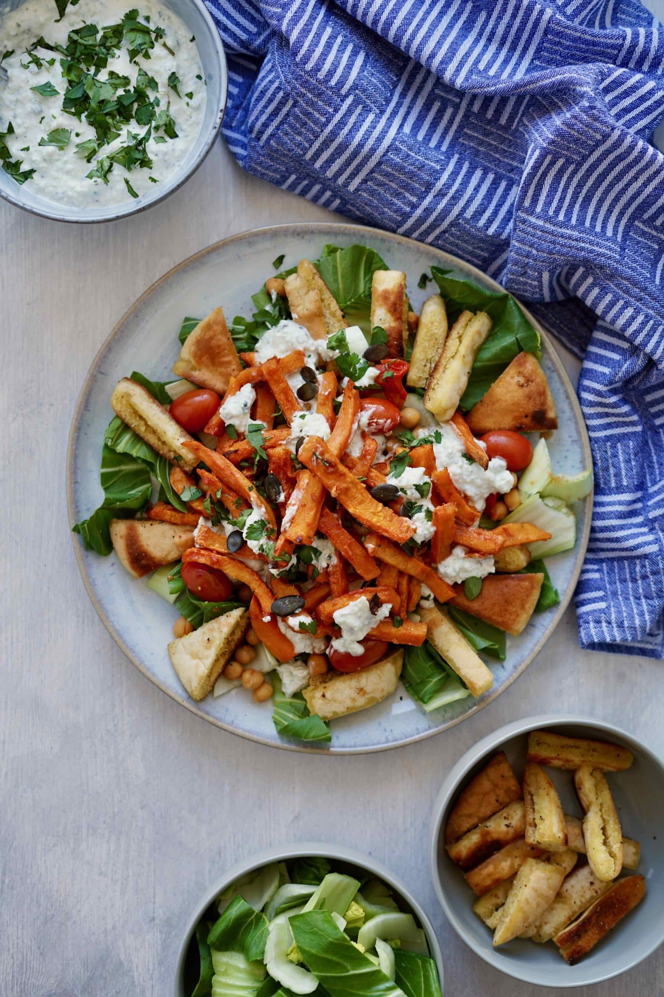 Fries before guys: Süßkartoffel-Pommes Street Food Style