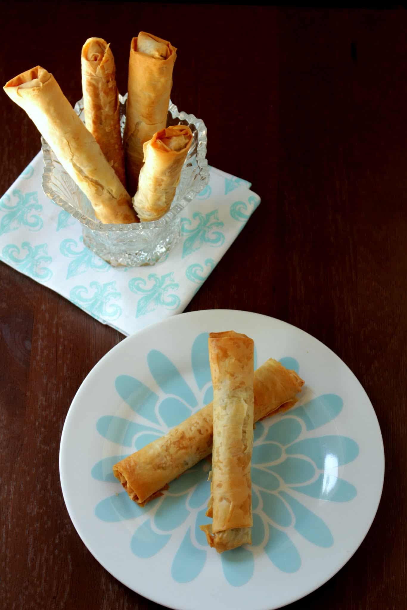 Turkish Cigar Pastry – Savory Spinach & Feta Cigars